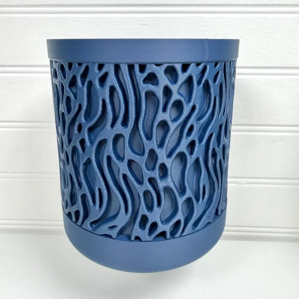 Grove Wall Hanging Planter, Indoor Plant Pot, Screw On Drip Tray, Geometric